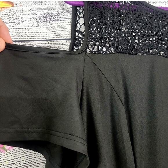 Plus Size Elegant Fitted Whimsigoth Witchcore Witchy Fairy Round Neck Dress NWOT - Picture 2 of 9